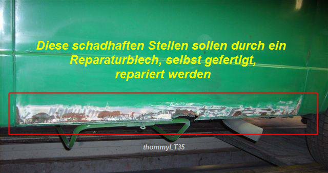Schadensstelle