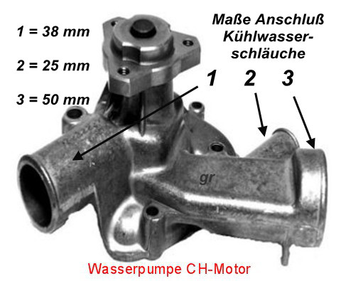 Kühlwasserpumpe CH-Motor Kühlwasserpumpe CH-Motor